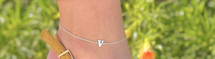 Silver 925 Personalised Anklets