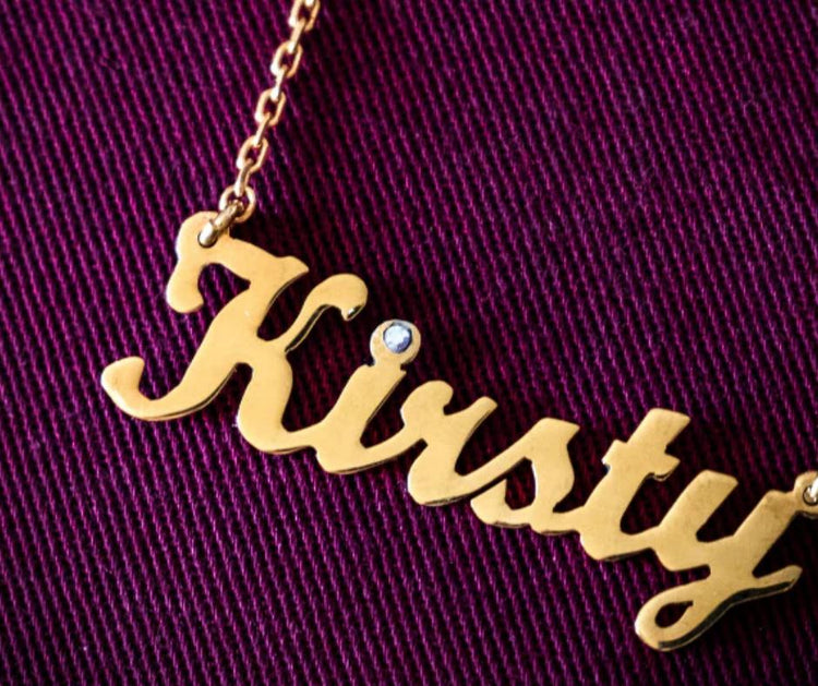 Birthstone Name Necklaces