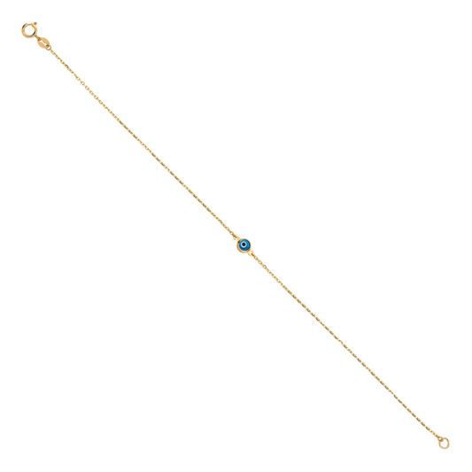 18Kt Gold Evil Eye Bracelet Ref :X5FOR6B8364/LZM4/LP