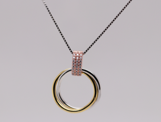 3 Tone Collection - Pendant Necklace Ref: 3COLP006