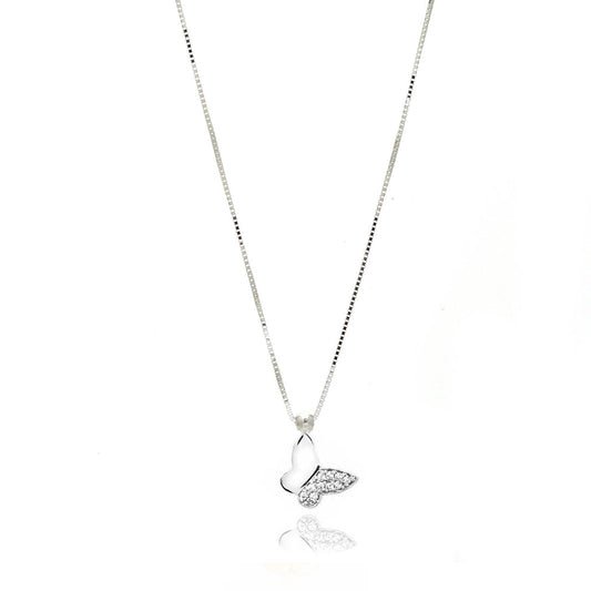18kt Gold Butterfly Necklace - 764620