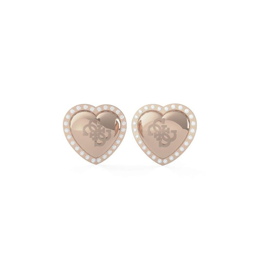 Love Heart Stud Earrings UBE01073RG