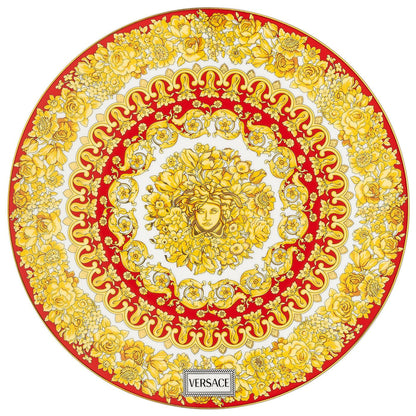 33 cm Medusa Rhapsody Charger Plate - Red Ref :19335-403671-10263