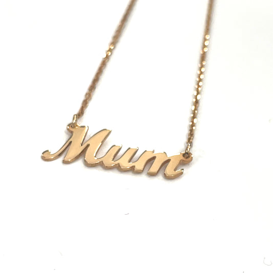 Silver 925 Mum Necklace