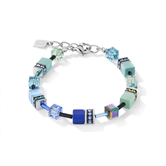GeoCUBE® Bracelet blue-green Ref :2838-30-705
