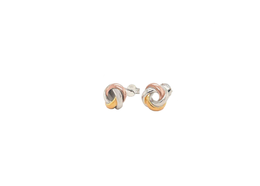 3Tone Collection - Trinity Earrings Ref :3CIRCE04