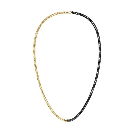 Hugo Boss Classic Two Tone Necklace  Ref : 1580391