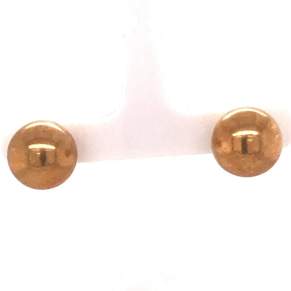 Gold Stud Earrings (ORSE5433PL12R)
