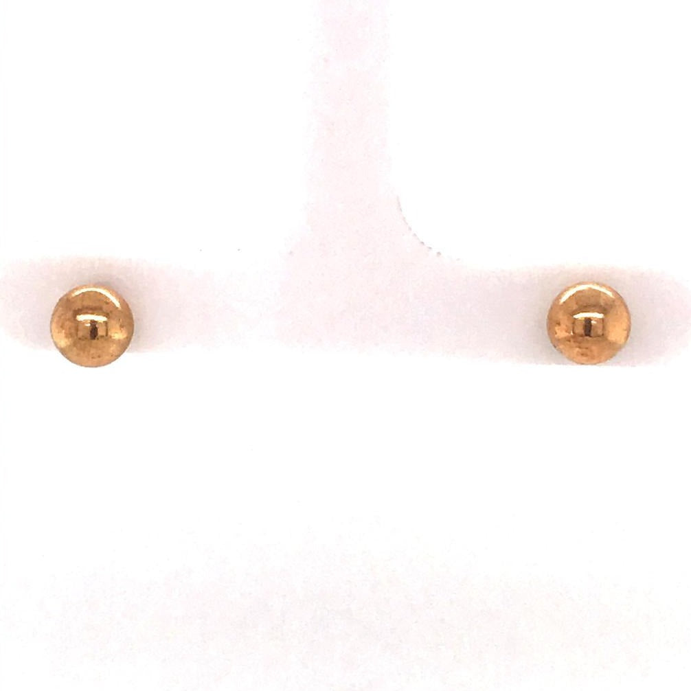Gold Stud Earrings (ORSE5433RH6)