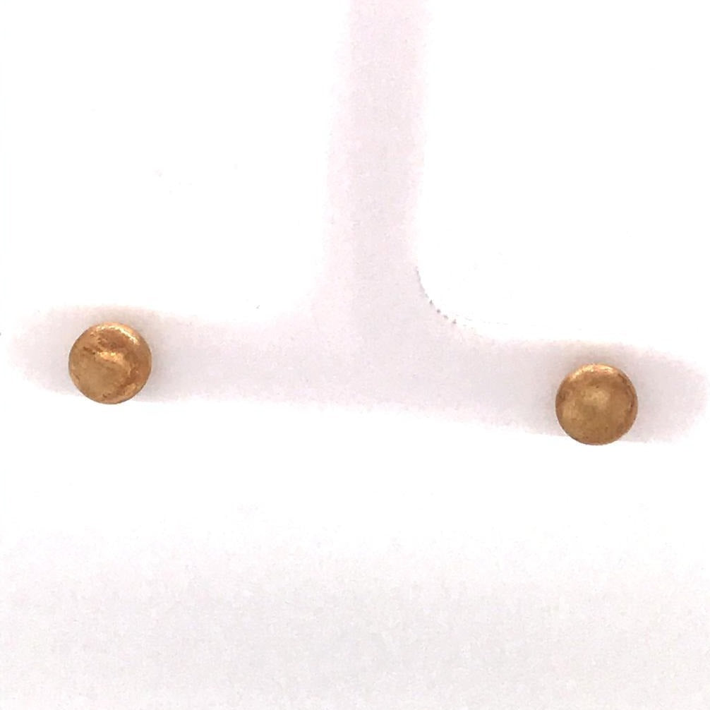 Gold Stud Earrings (ORSE5433RHS6)
