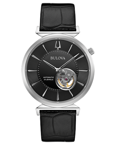 Bulova Regatta Men's Black Dial Automatic Watch 96A234