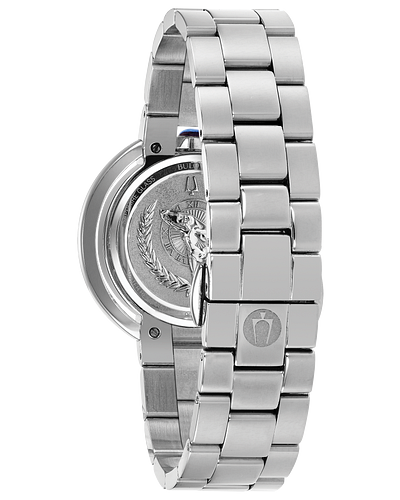 Bulova Rubaiyat Women's White Dial Diamond Stainless Steel Watch 96P184