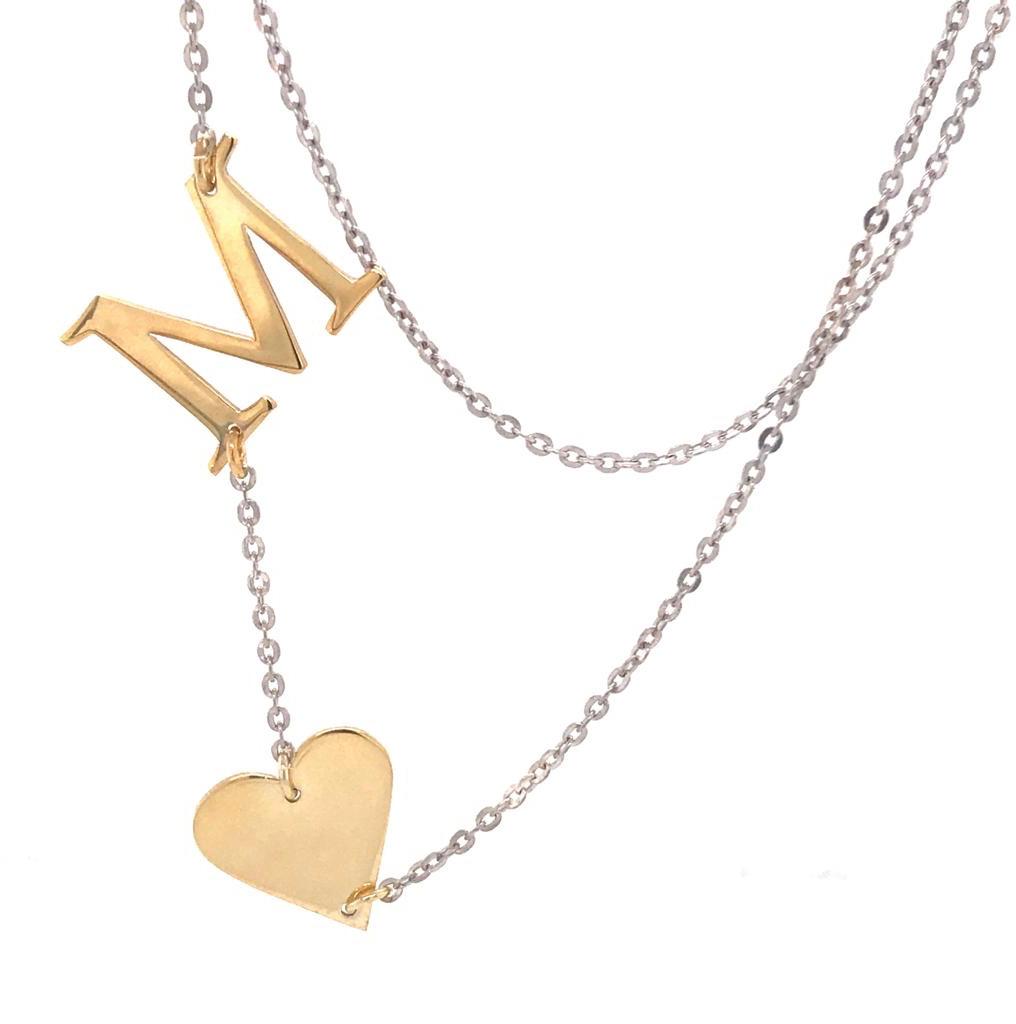 Side Heart A Necklace