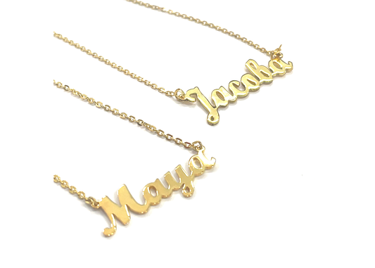 Personalised Name Necklace - 925 Silver