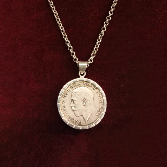 Unika- Authentic Shilling Silver Coin Necklace