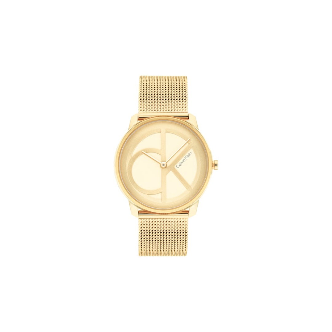 Calvin Klein Gold Two layer Dial Watch Ref :25200034