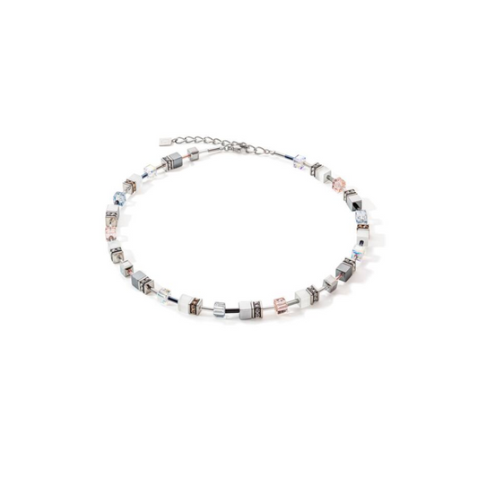 GeoCUBE® Iconic Monochrome necklace peach Ref :4012-10-225