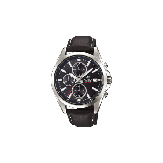 Men's Quartz Leather Strap Casio Edifice Watch Ref : EFV560L1AVUEF