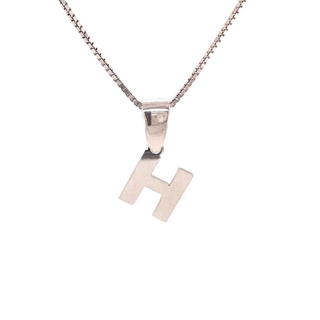 Silver 925 Initial H