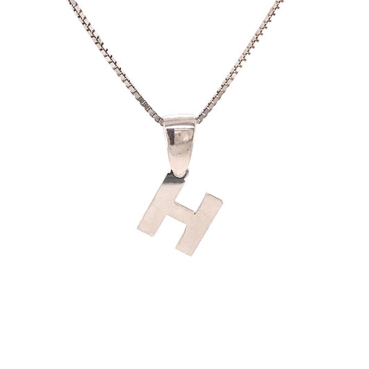 Silver 925 Initial H