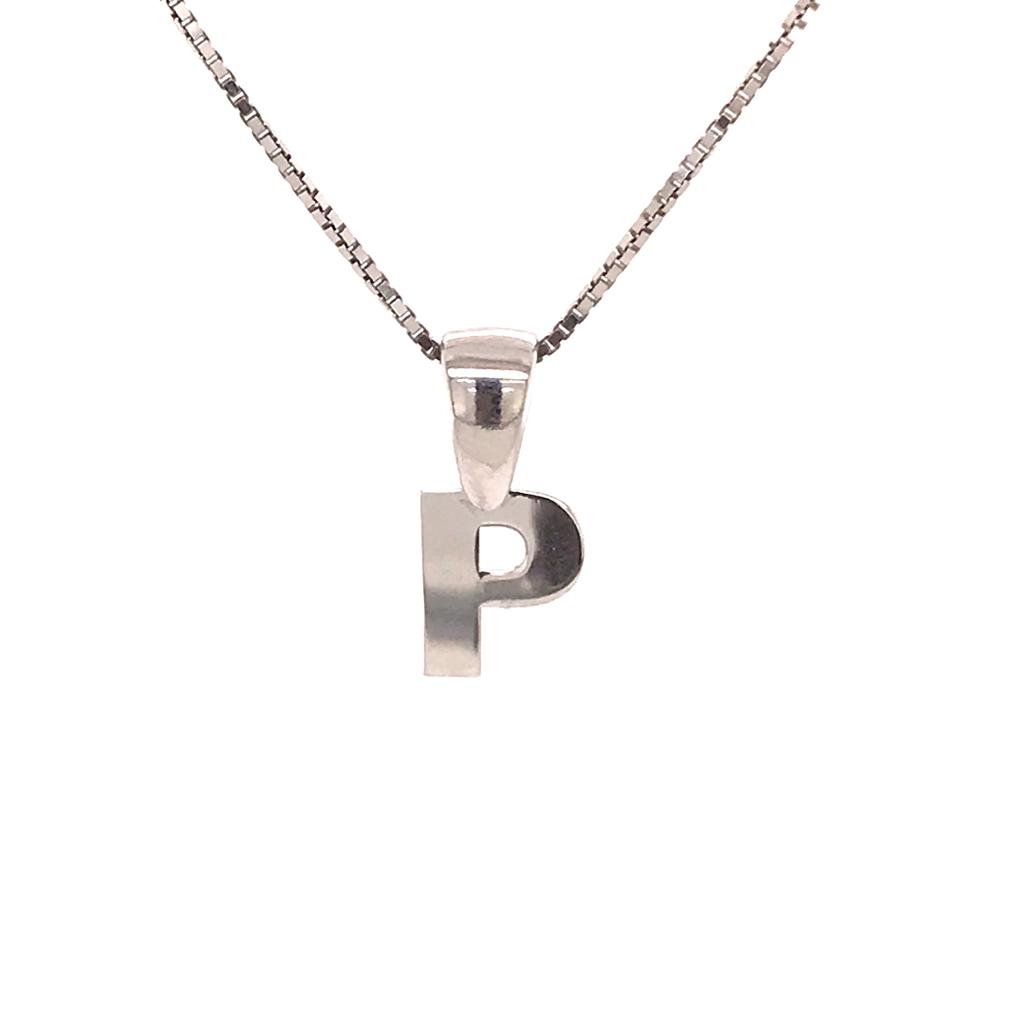 Silver 925 Initial P