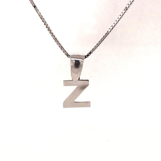 Silver 925 Initial Z