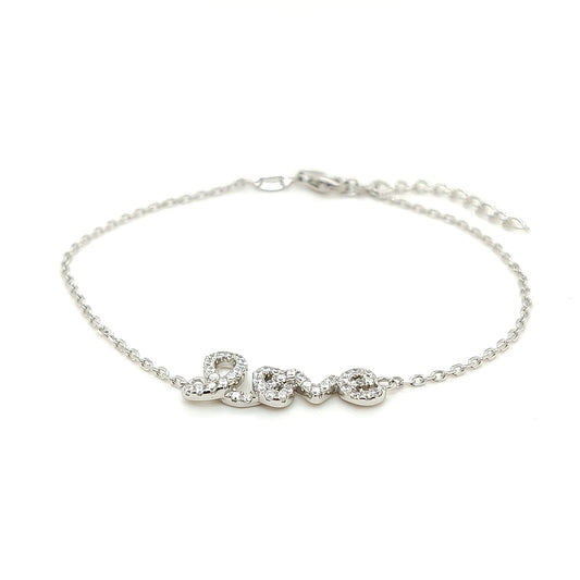 Silver 925 Love Bracelet SVB0072